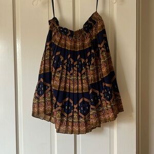 Anthropologie pleated vintage style skirt